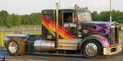 Jet-powered Semi Truck